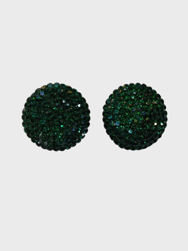 Brincos Ponteira Media - strass primeira linha da Preciosa