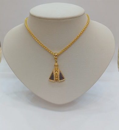 COLAR NOSSA SENHORA - FOLHEADO